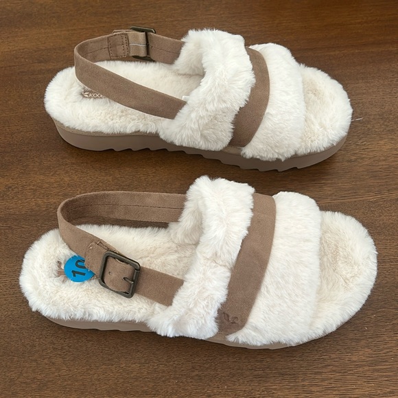 NWOB Koolaburra by UGG Fuzz’d Out Slippers - Picture 1 of 6